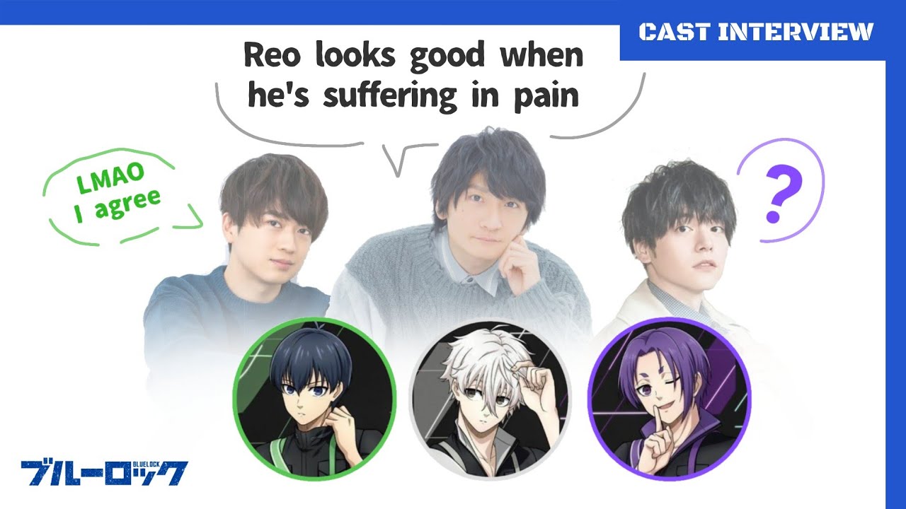 [ENG SUB] Nagi and Isagi VA really like seeing Reo suffers | Blue Lock Episode Nagi