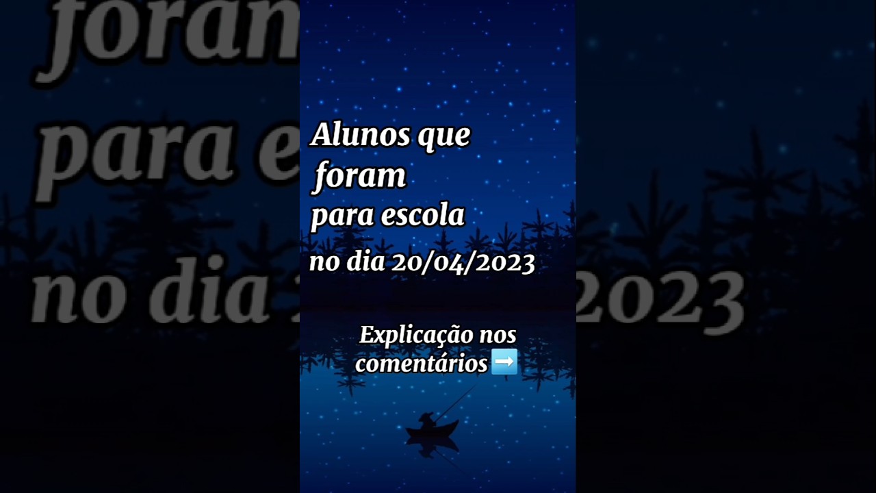 O que aconteceu no dia 20/04/2023.#Triste#Emocionante.