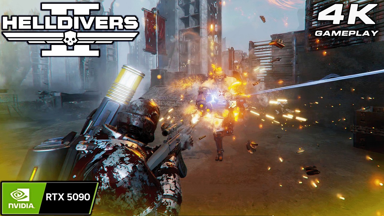 Helldivers 2: 4K Gameplay No Commentary ULTRA Settings | RTX 5090 P1184