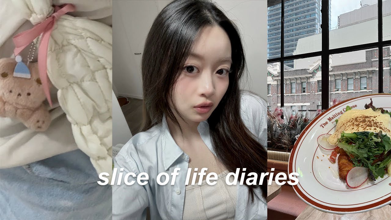 slice of life diaries 🧸: eating, window shopping, assignments & gyukatsu