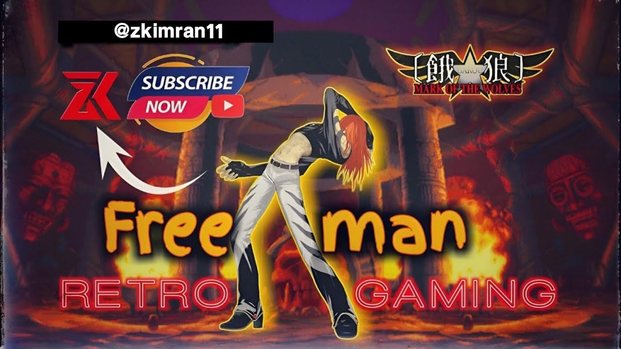 🎮Garou Mark⚡Of The Wolves🕹️Freeman💥Game Play🔥Retro Fighting Game
