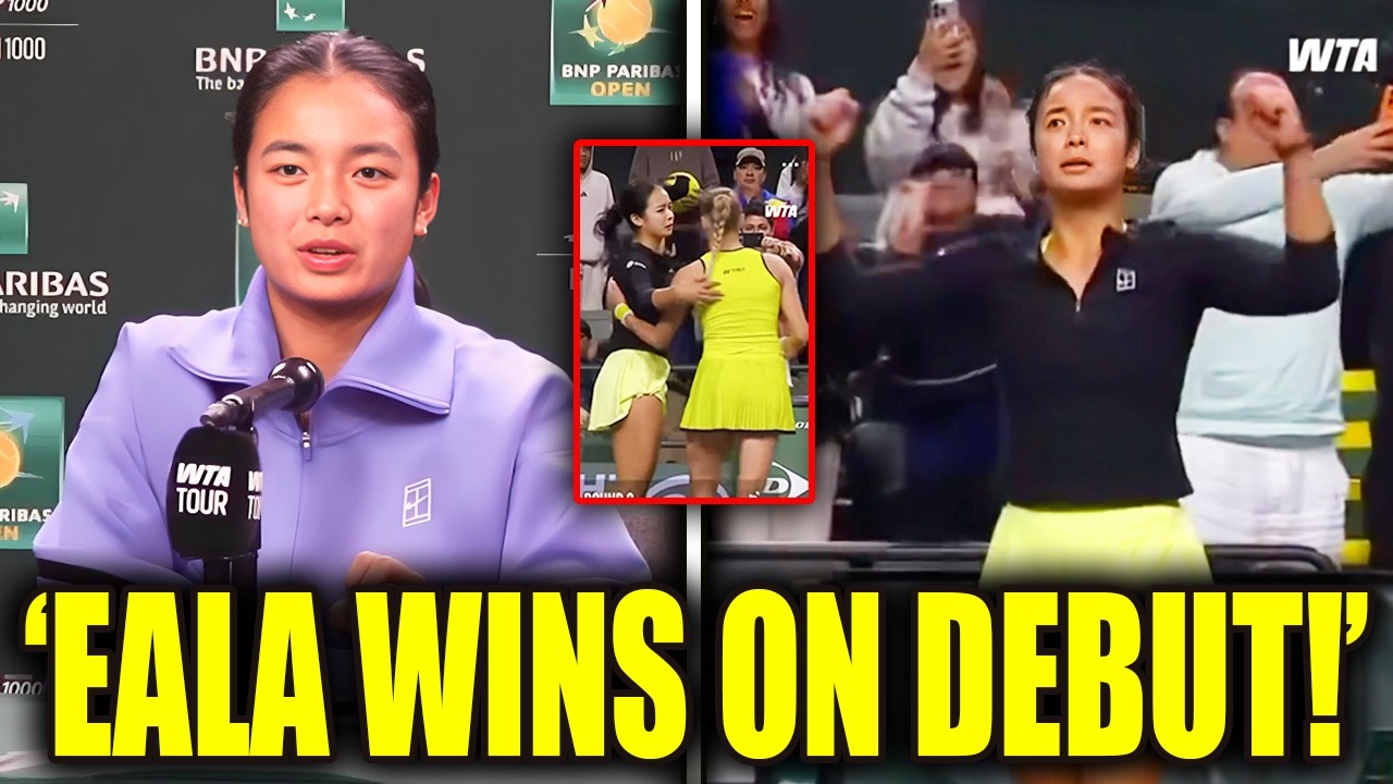 CROWD ERUPTS After Alex Eala WINS DEBUT In Indian Wells vs Yastremska!