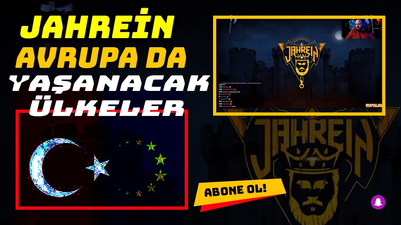 JAHREİN Avrupa da Yaşanacak &Uuml;lkeler.