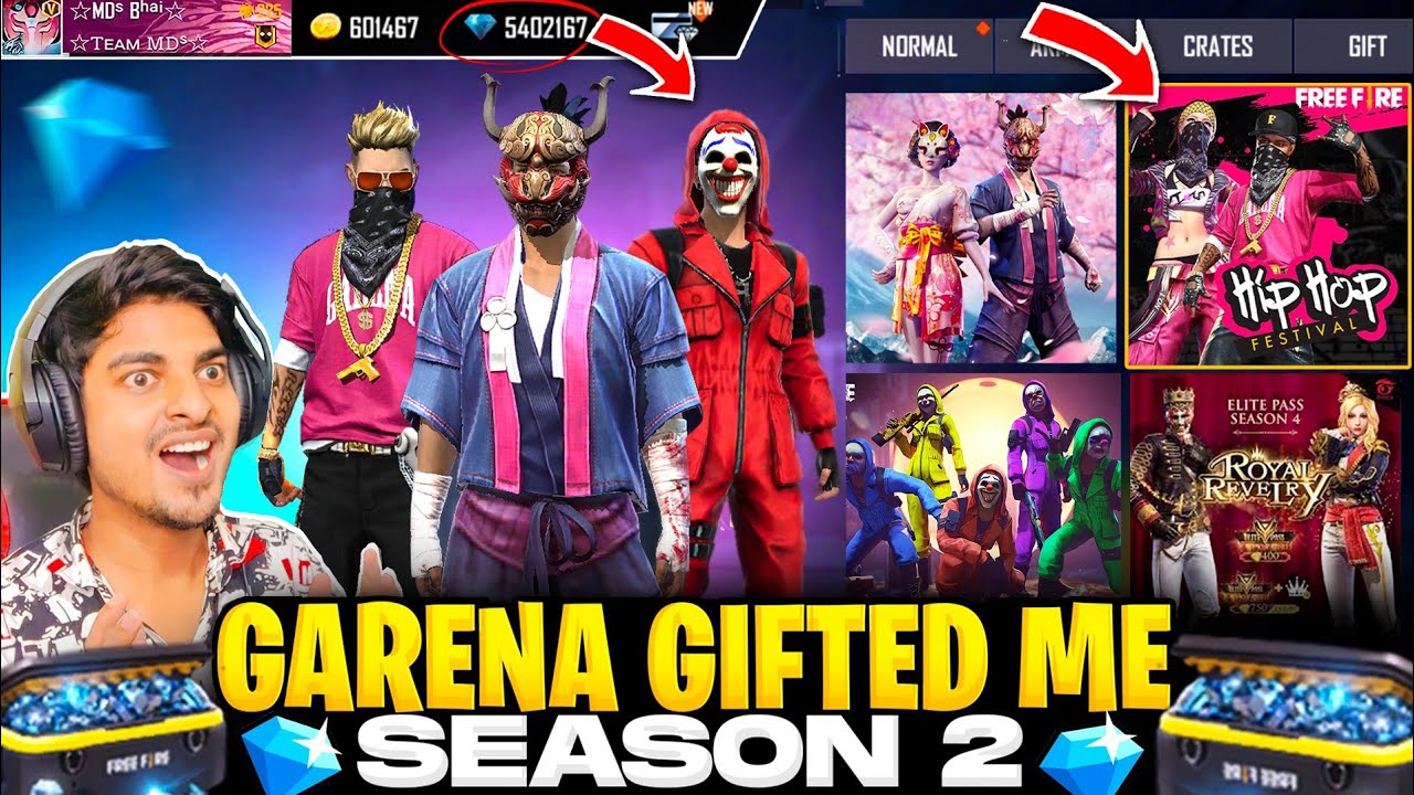 I Got 99 Level Season 2 Hip-hop Account Gift From Garena Buying Everything From Special Event