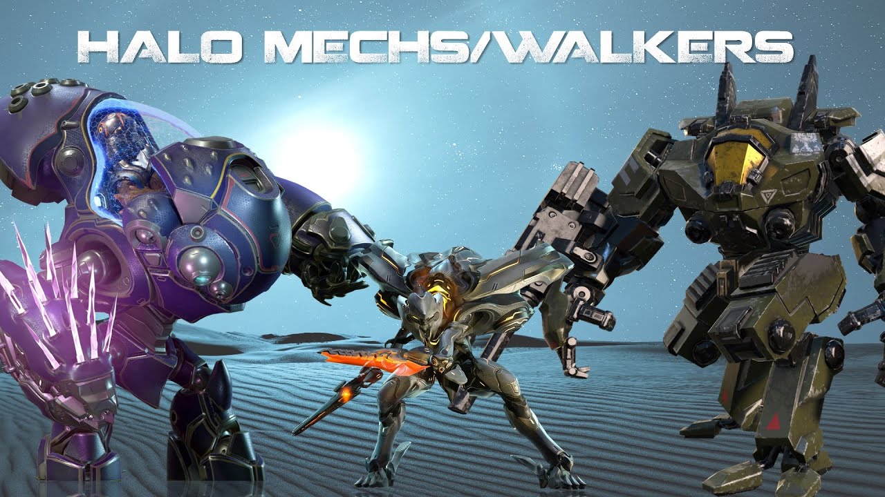 Mechas and Combat Walkers in the Halo Universe