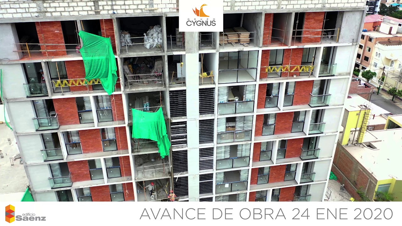 EDIFICIO SAENZ - AVANCE DE OBRA 24 ENERO 2020
