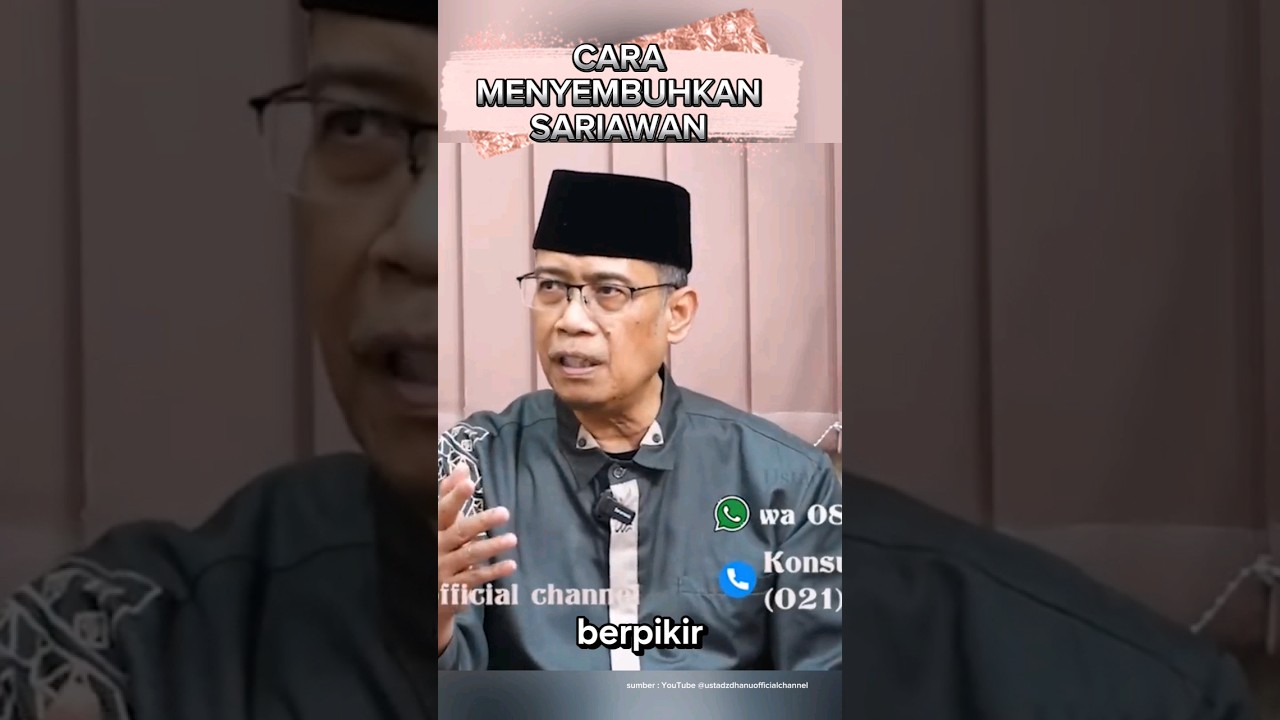 CARA MENYEMBUHKAN SARIAWAN #ustadzdhanu #kajianislami #sariawan