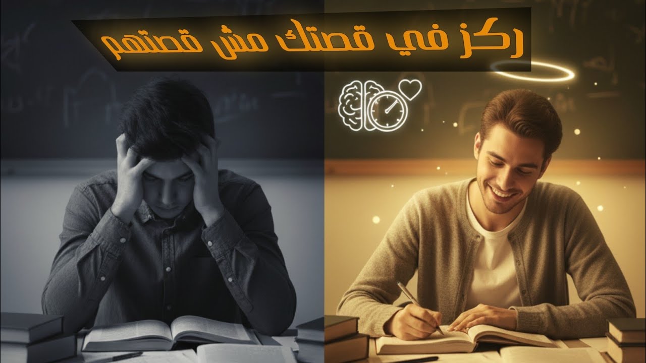 كل الناس بتذاكر وانا لا × ركز في قصتك مش قصتهم