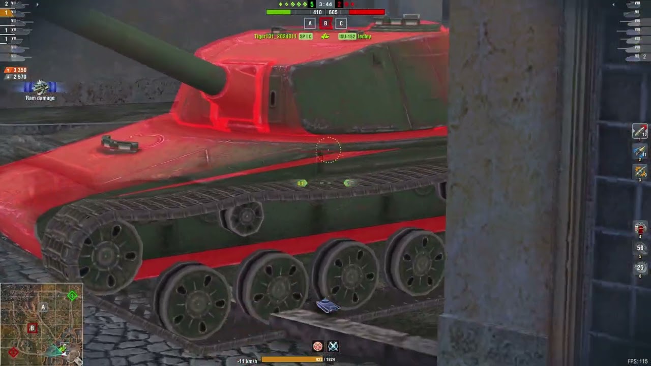 World Of Tanks Blitz 2025 - Tiger II - 3859 Damage - 3 Destroyed