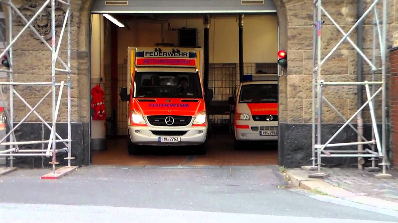 Zusamenschnitt Rettungsdinst Hamburg
