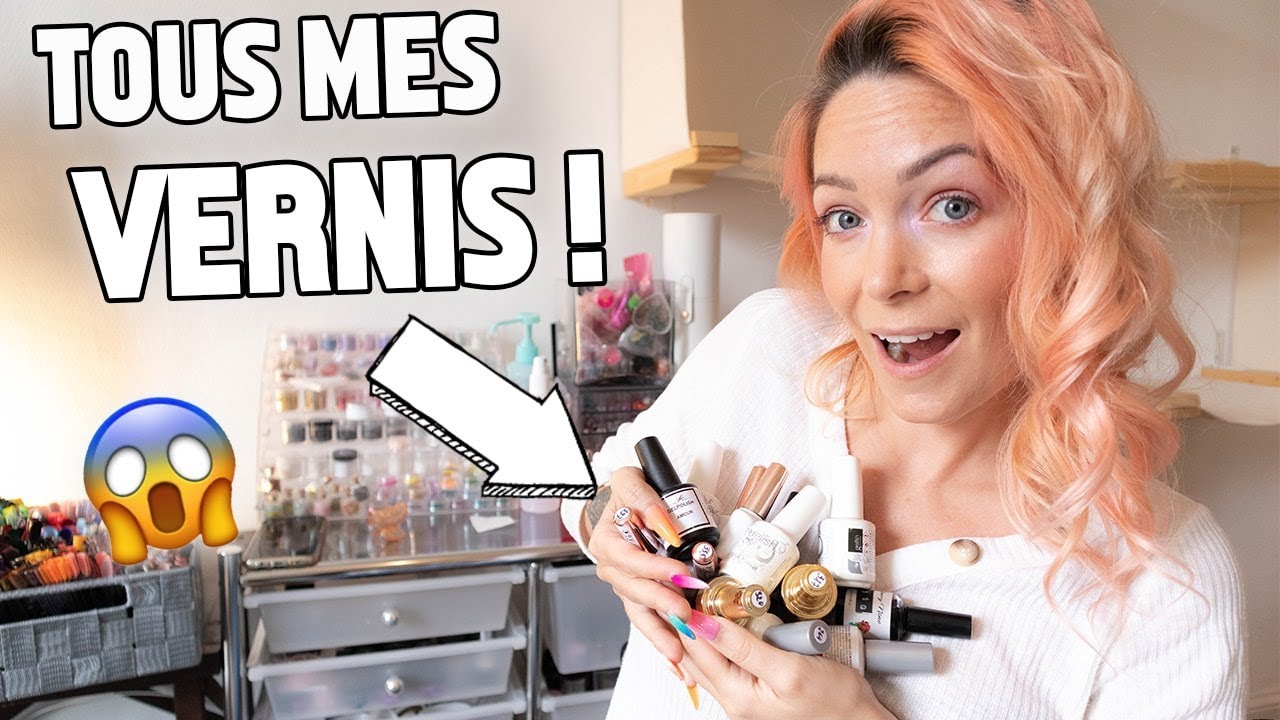 TOUS MES VERNIS !!! MES SECRETS DE PROTHÉSISTE ONGULAIRE