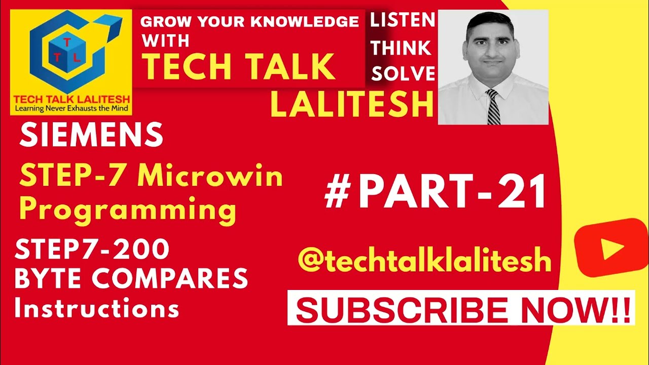 #PART21 BYTE COMPARES IN #STEP-7#MICROWIN #SIEMENS #SOFTWARES S7-200 MICROWIN TUTORIALS HINDI