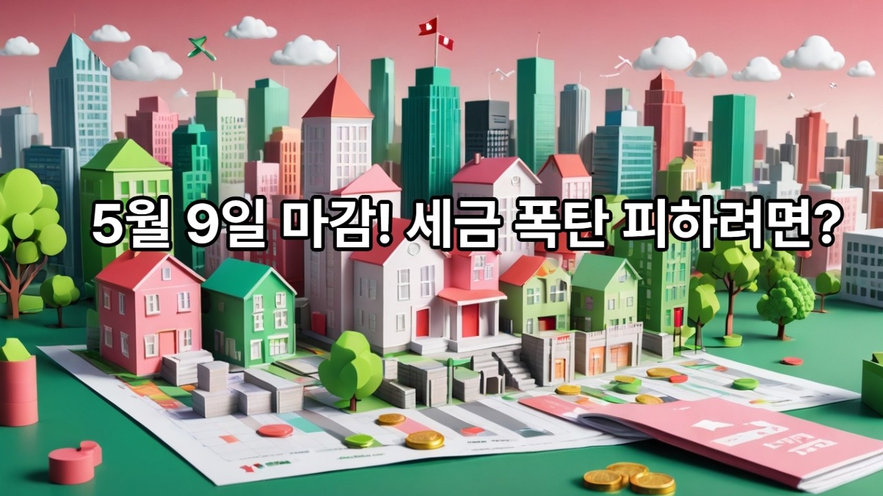 다주택자 양도세 중과 유예 종료 및 거래 보완 방안!
