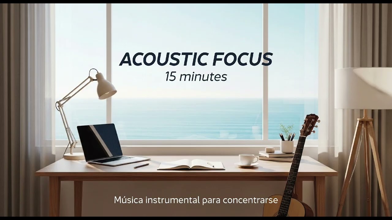 Acoustic Lounge Focus music - 15 Minutes Música Instrumental Positiva para Estudiar y Trabajar