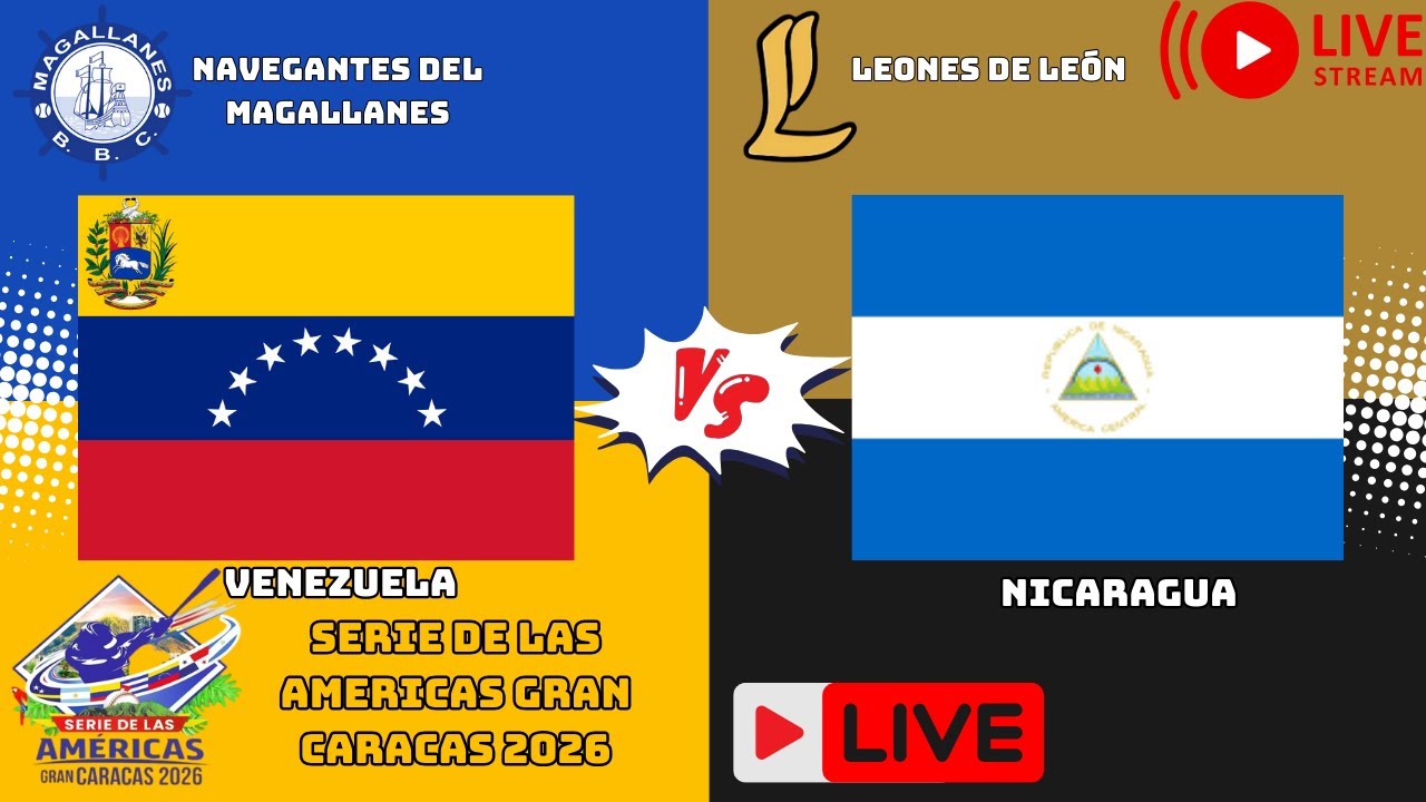 En vivo hoy. Venezuela (Magallanes) vs Nicaragua (Leones de León). Transmisión en vivo.