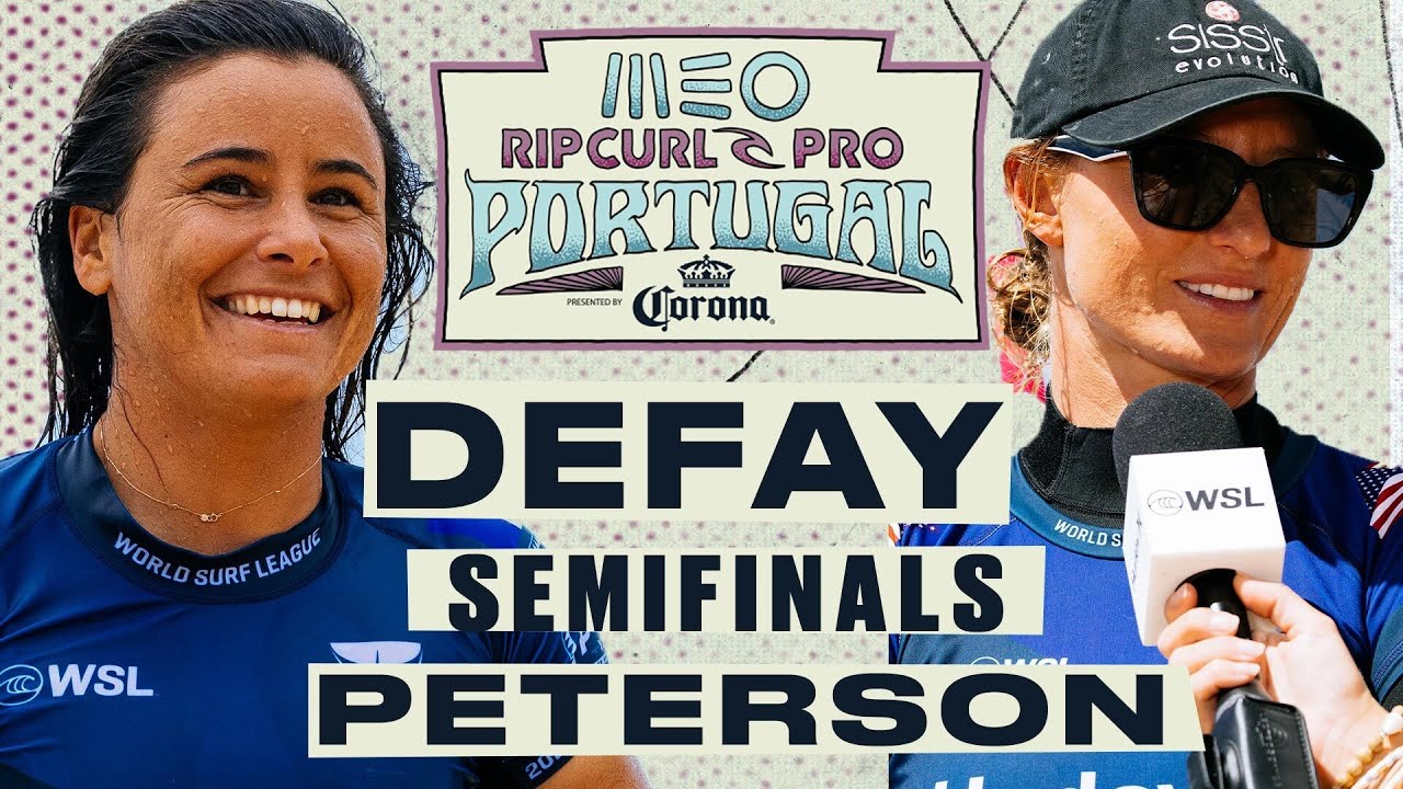 Johanne Defay vs Lakey Peterson | MEO Rip Curl Pro Portugal 2024 - Semifinal Heat Replay