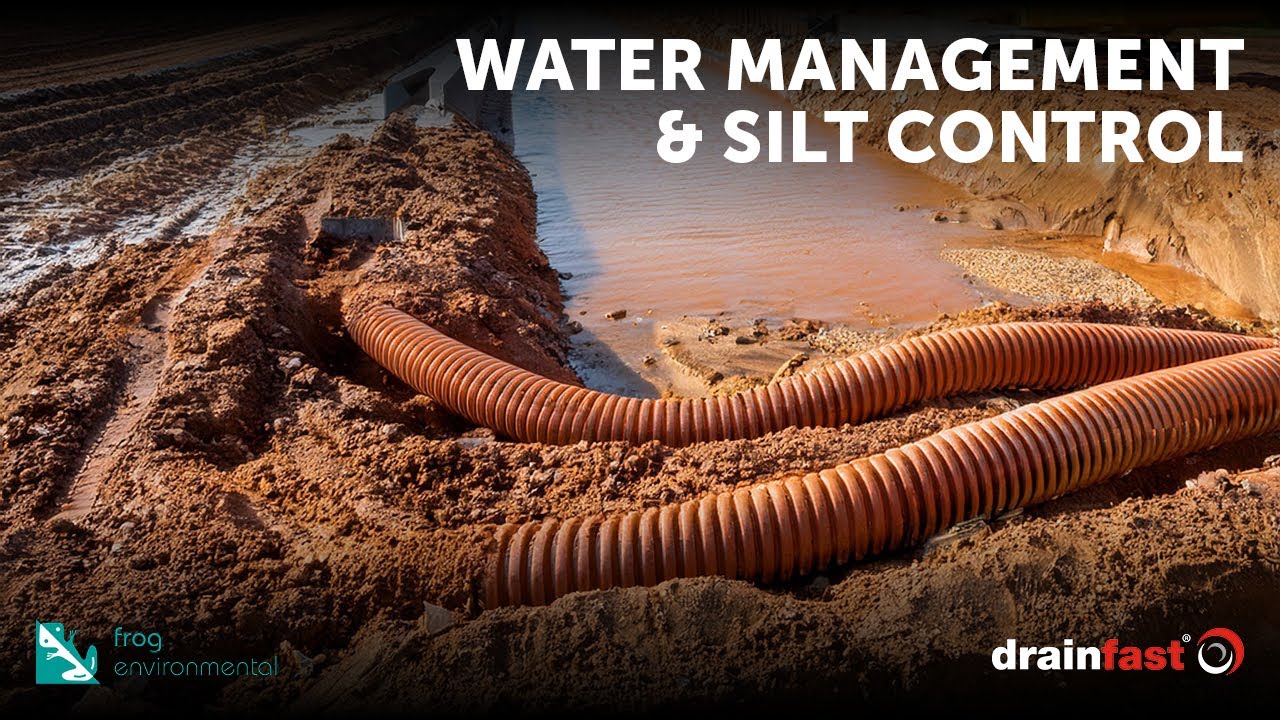 Silt Control & Water Management on UK Construction Sites