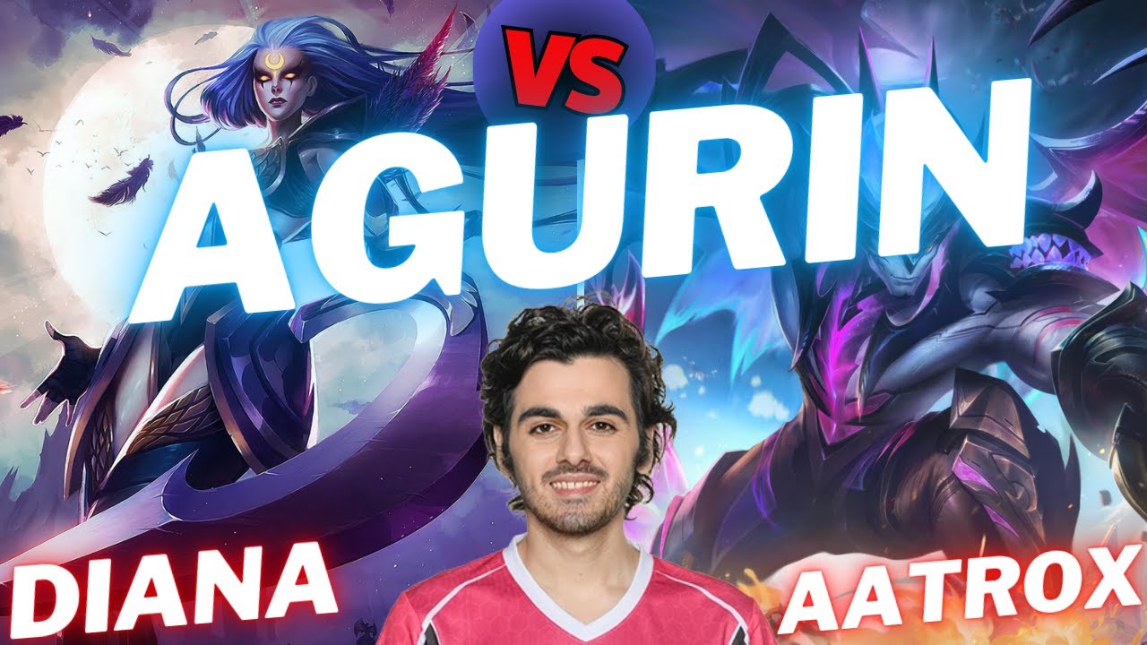 AGURIN | DIANA VS AATROX | JNG GAMEPLAY | Patch 16.1 / Season 16 | #LeagueofLegends