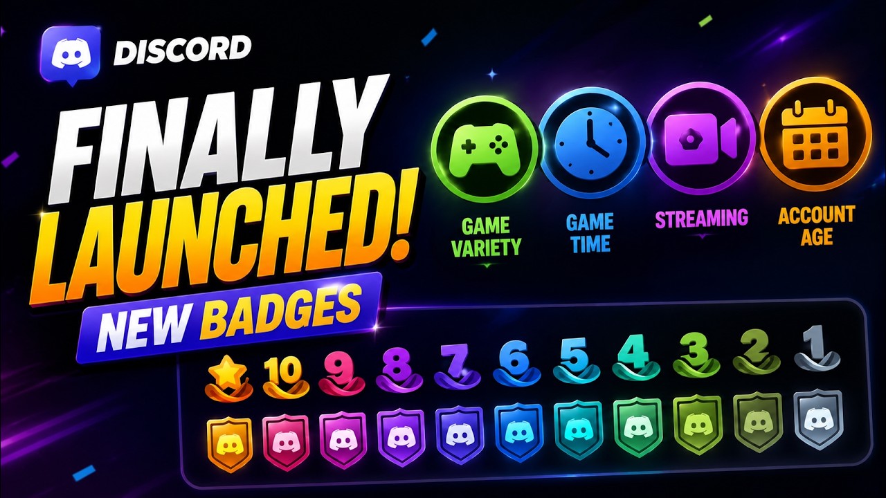 🔥 Discord FINALLY Released NEW Profile Badges! Here's How to Unlock Every Badge!