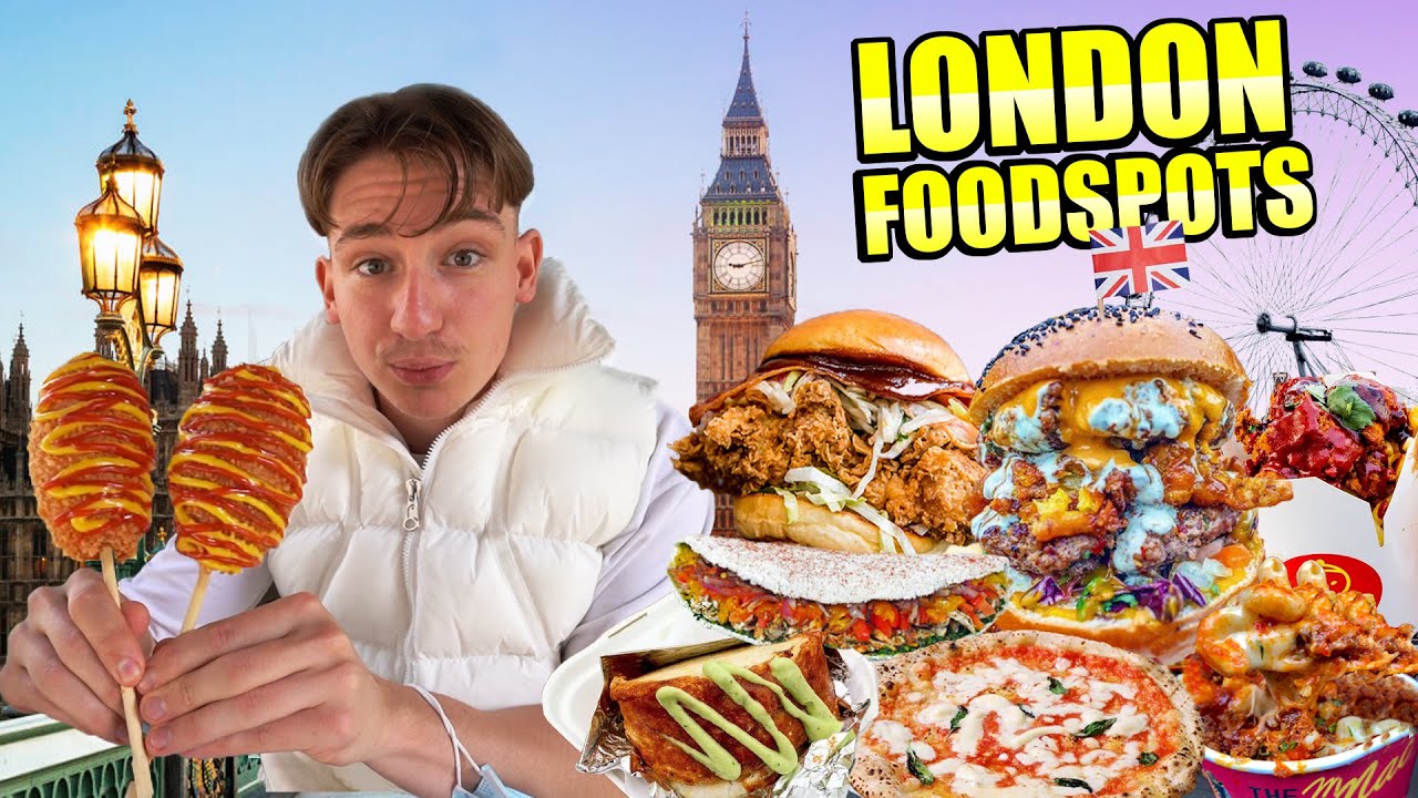 Ich Teste Top Food Spots in London | Burger Streetfood Tour | TomSprm