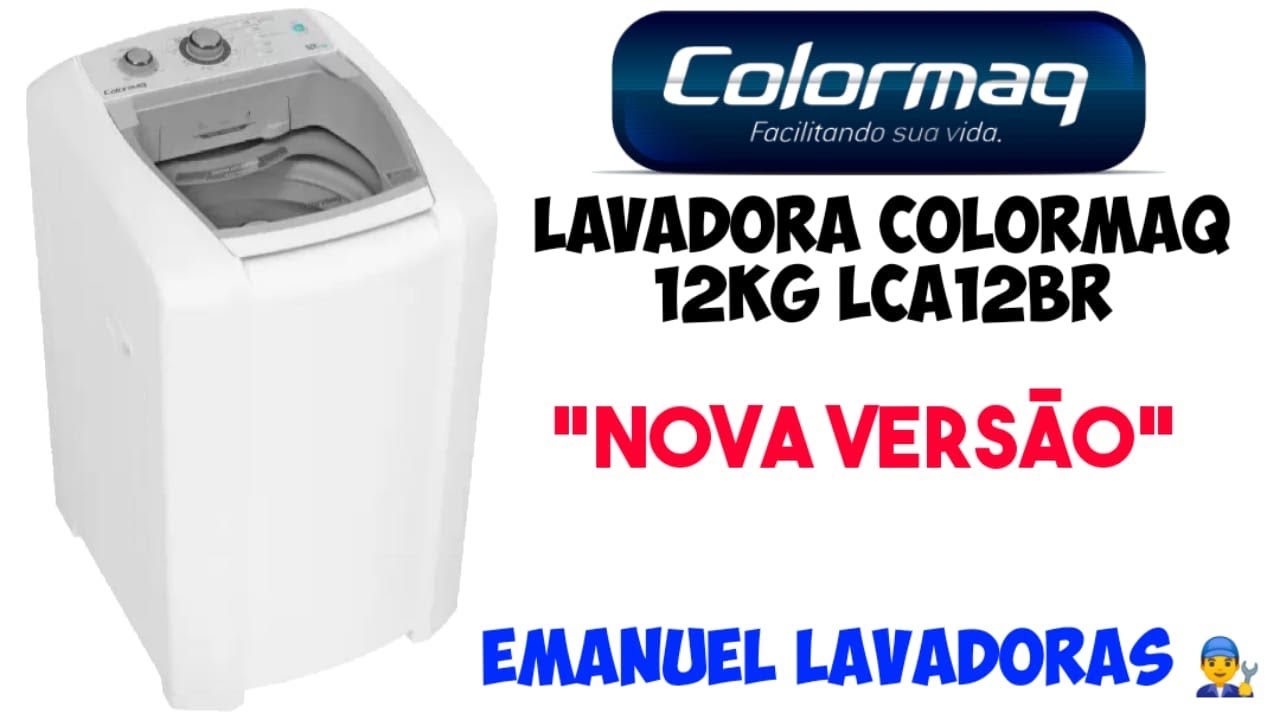 Lavadora colormaq 12kg (LCA12BR)