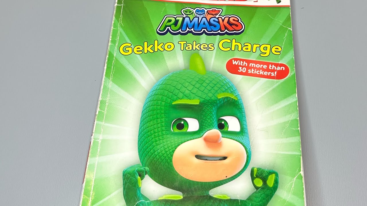 PJ Masks - Gekko Takes Charge (a kids book read aloud)