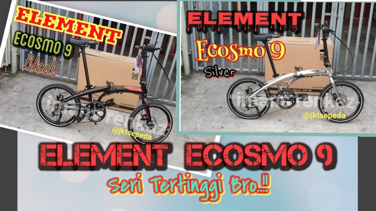 Review Sepeda Lipat Element Ecosmo 9 | Unit Terbatas