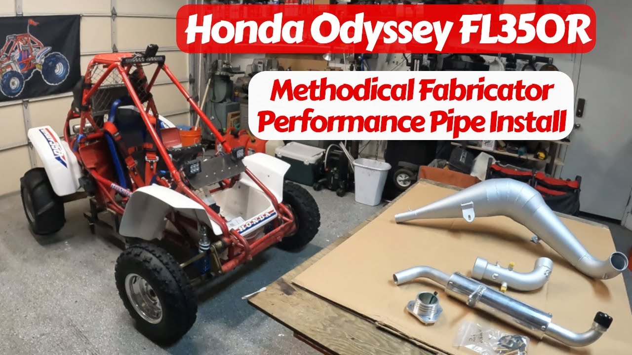 Honda Odyssey FL350R -  Methodical Fabricator Performance Pipe Install