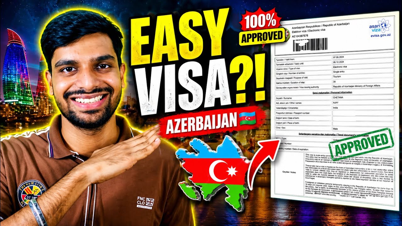 Azerbaijan Visa in 2-3 Days: Baku Travel Step-by-Step Fast Approval Guide | ExploreWithChitara