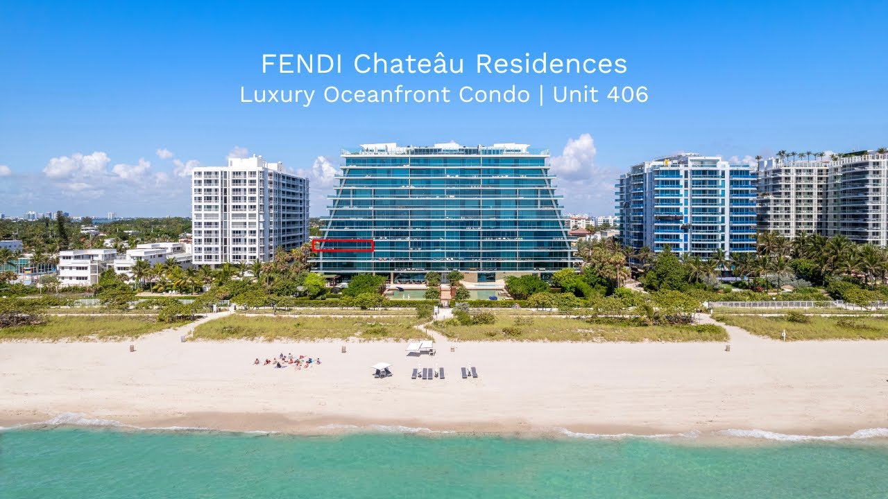 Inside a Stunning FENDI Ch&acirc;teau Residence | Unit 406 Oceanfront Luxury Surfside Condo