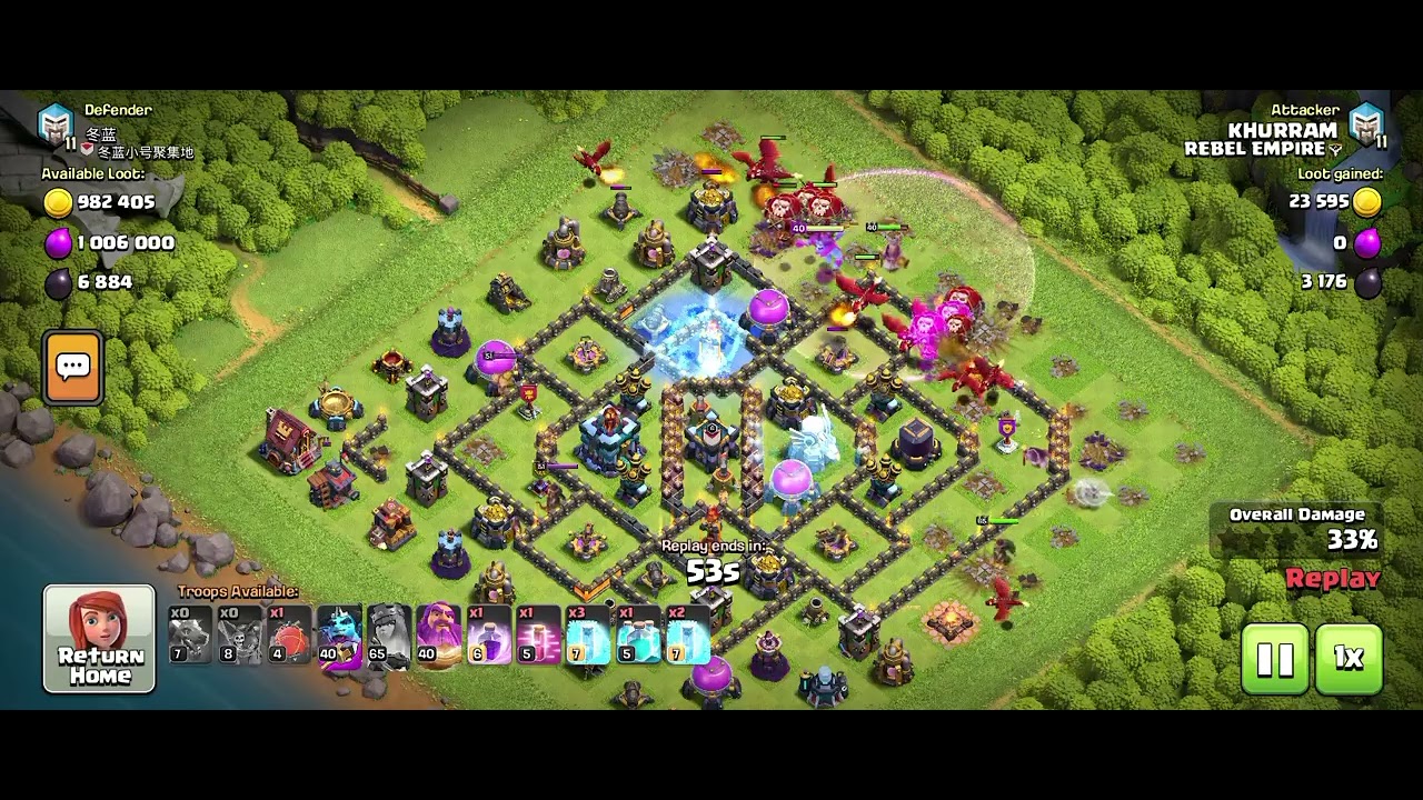 Ranked battle.. townhall 12.. #coc #clashofclans #games #warattackstrategy #viral #trending 