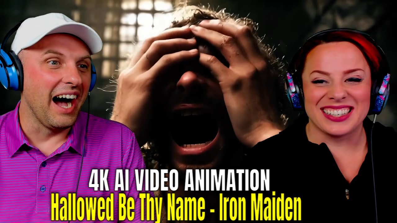 Hallowed Be Thy Name - Iron Maiden 4K AI VIDEO ANIMATION | THE WOLF HUNTERZ REACTIONS