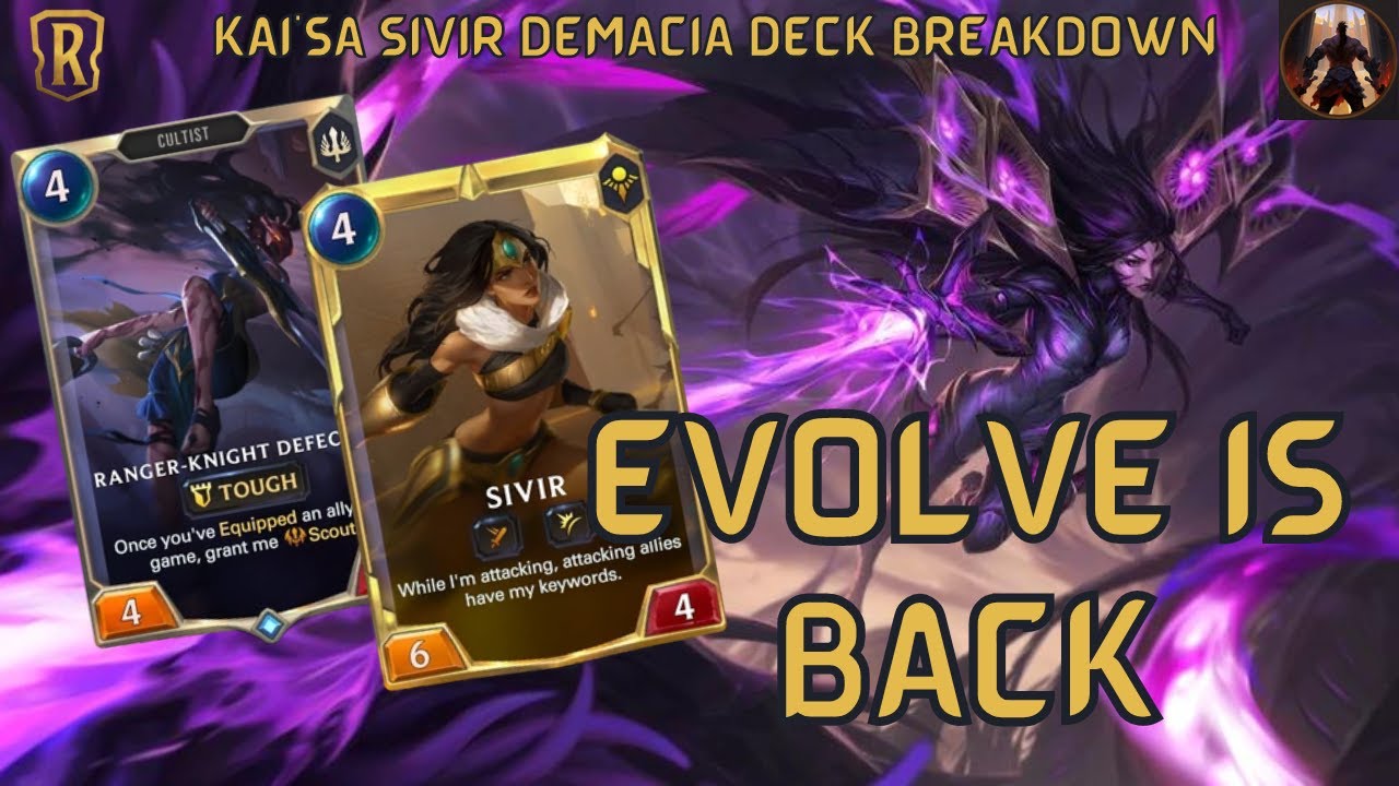 Is Evolve Back In The Meta? Kai'Sa Sivir Crushing Ladder Stats! | Gameplay | Legends of Runeterra