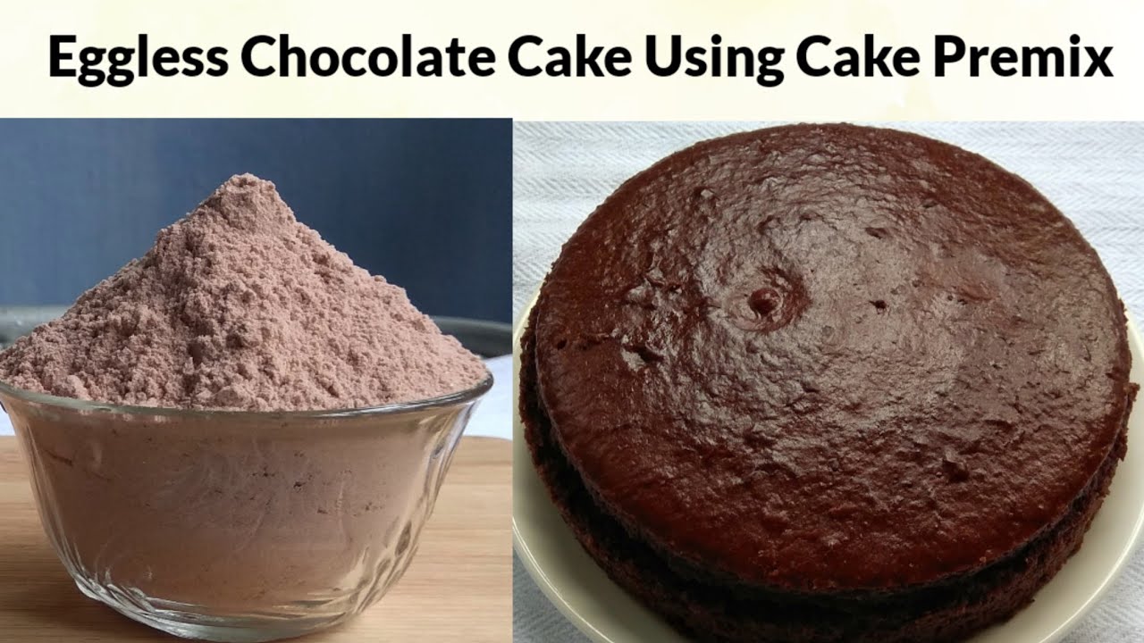 Eggless Chocolate Cake using Chocolate Cake Premix || Chocolate Sponge Cake | Eggless Chocolate Cake