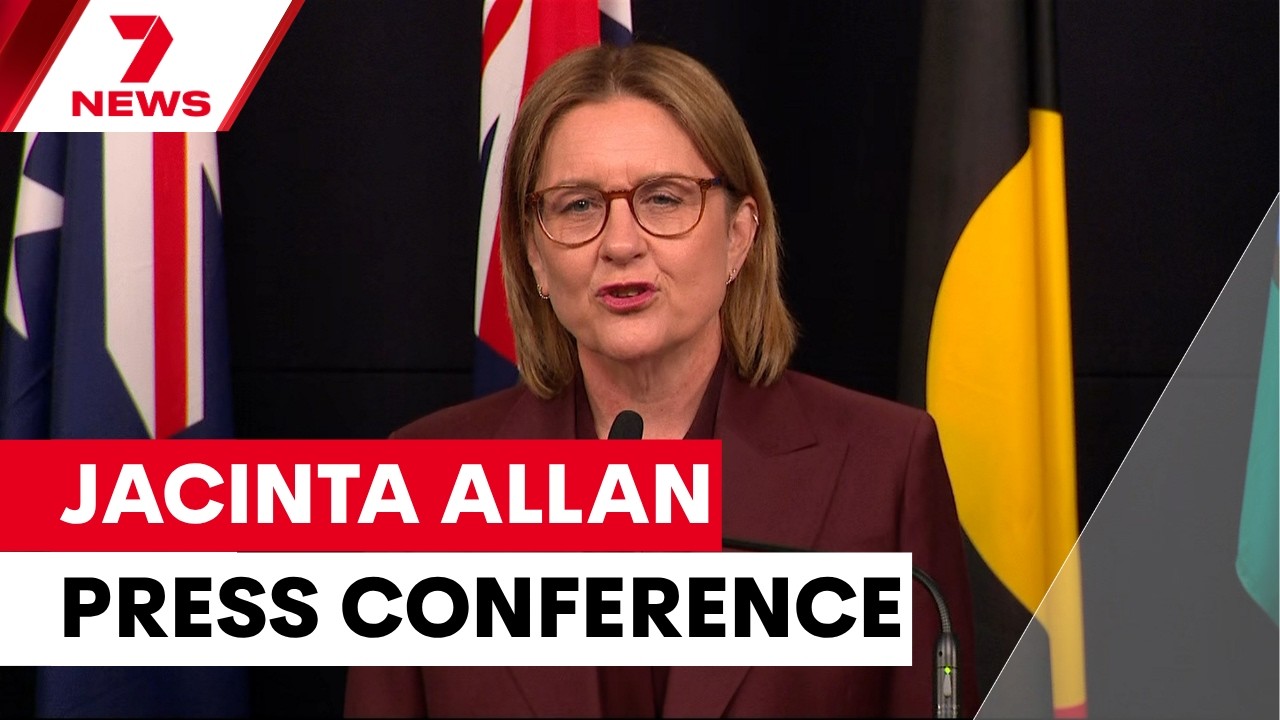 Victorian Premier Jacinta Allan on Labor leadership | 7NEWS LIVE