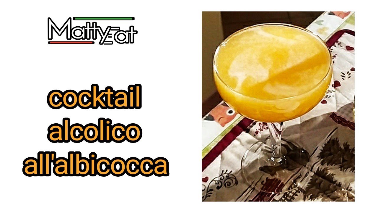 Cocktail alcolico all'albicocca