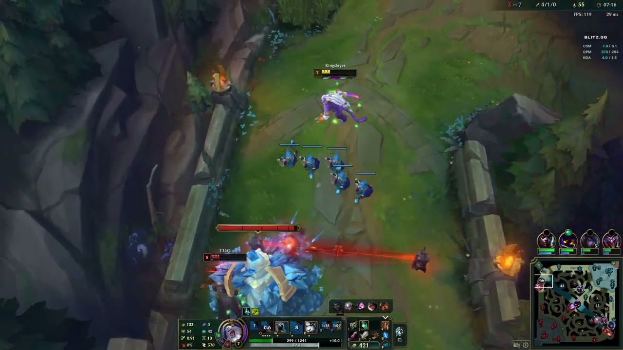 Rengar Top 19/4/1 vs Jayce / League Of Legends