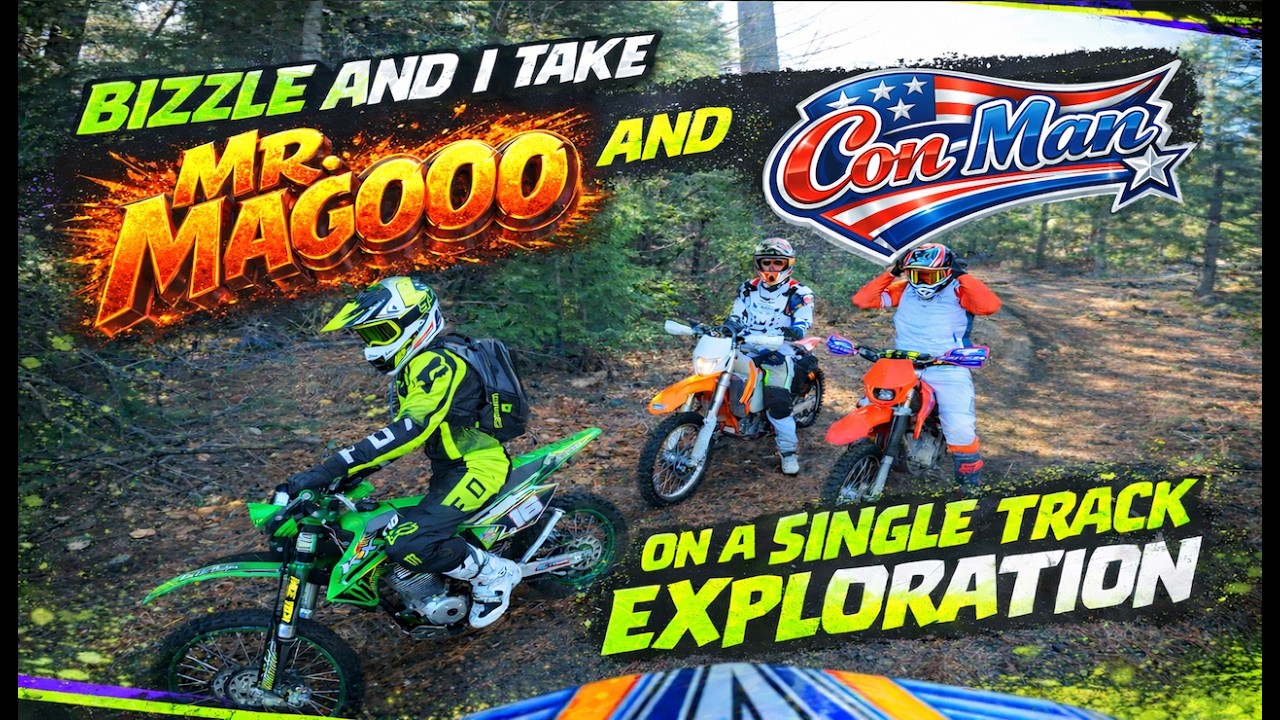 Bizzle and I take Mr.Magooo, and Con-Man on a Single Track Exploration Ep 5.