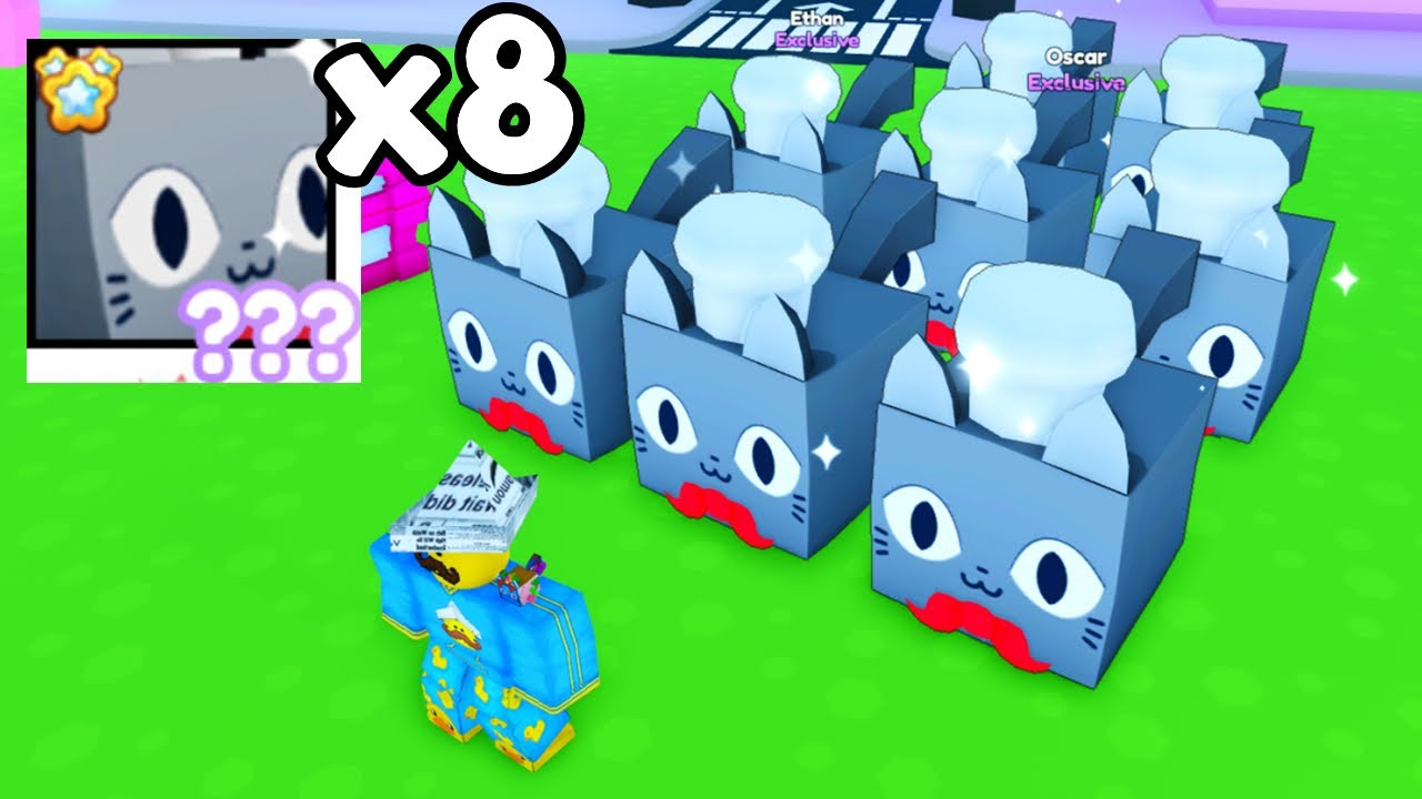 I Got 8 Huge Chef Cat Using This Method! - Pet Simulator X Roblox