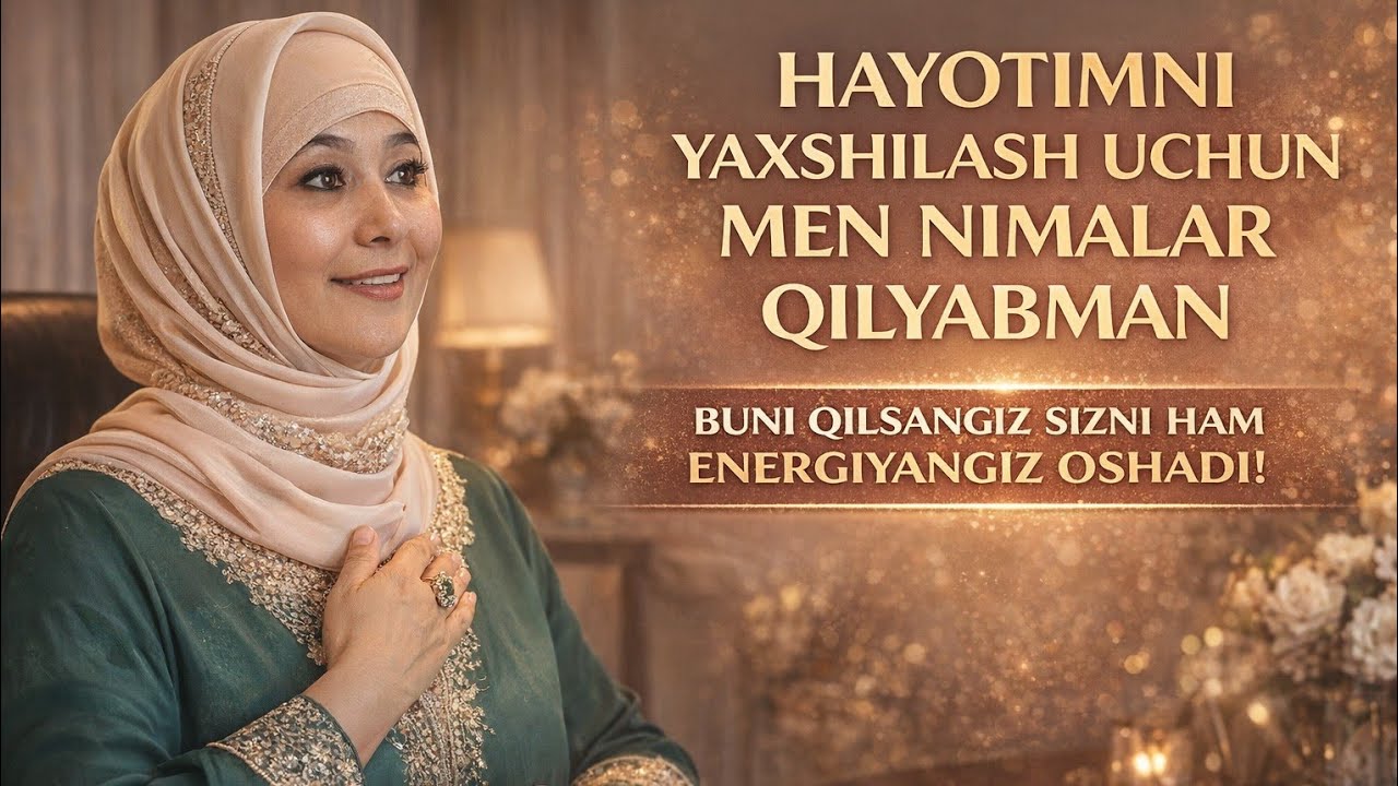 Hayotimni nima yaxshilayabdi,energiya oshiruvchi texnika i|| Suhaila