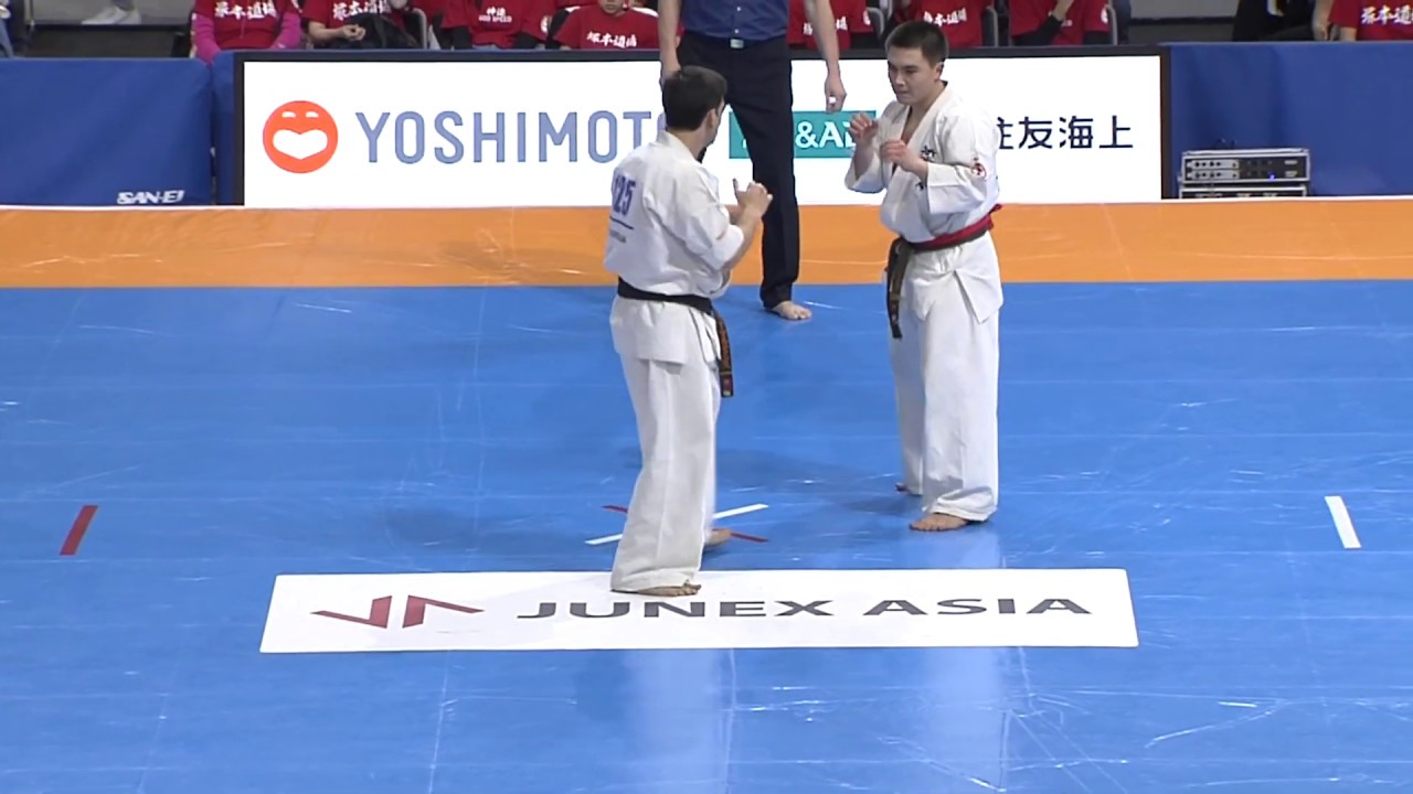 【新極真会】Court2 2ndRound18 man Ildar Sharifullin vs Rafael Martins The 12th World Karate Championship