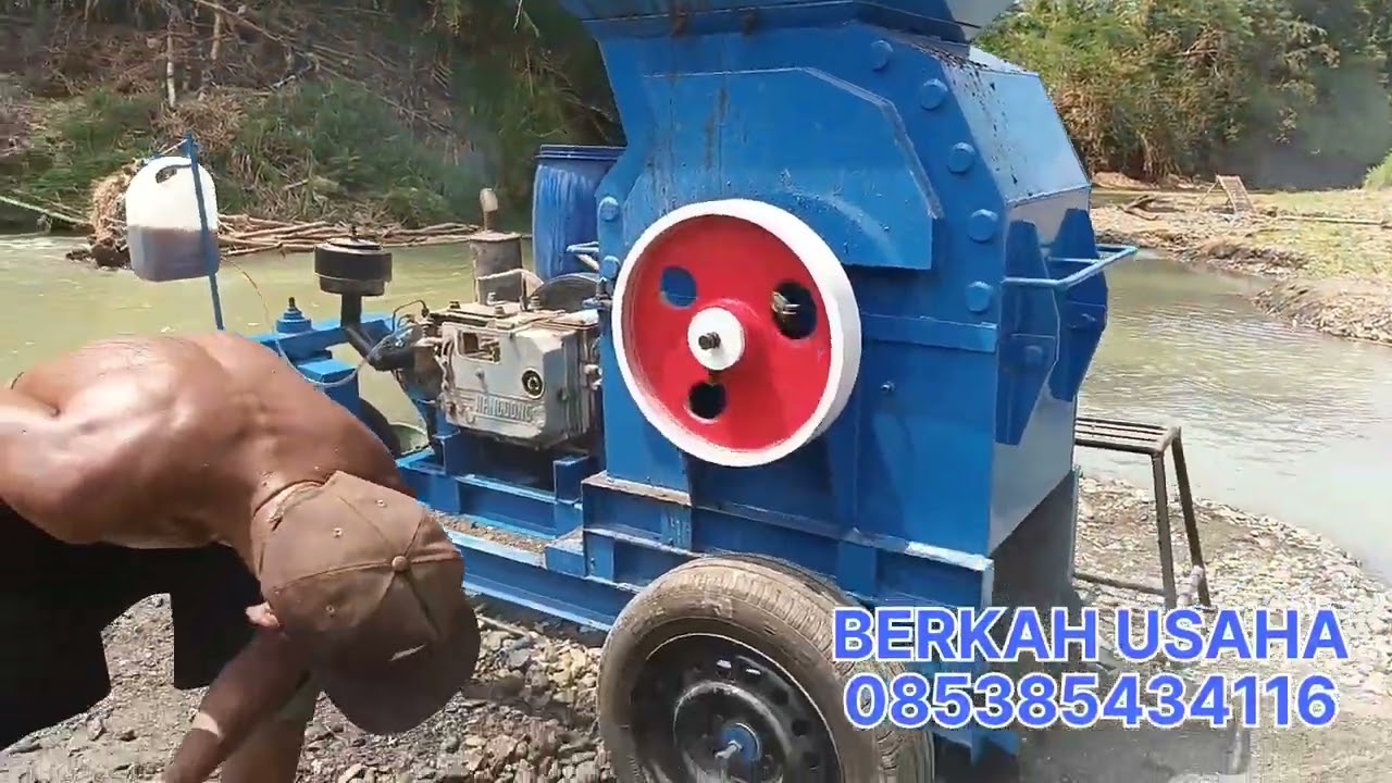 Mesin Giling Batu Kali Jadi Pasir Berkah Usaha