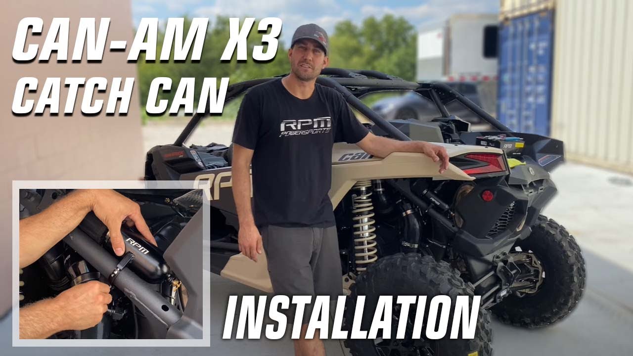 Как установить RPM SxS Can-Am X3 Catch Can