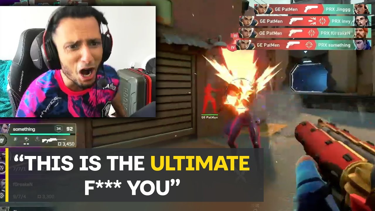 4 Minutes of FNS Genuinely Scared of PatMen vs Paper Rex