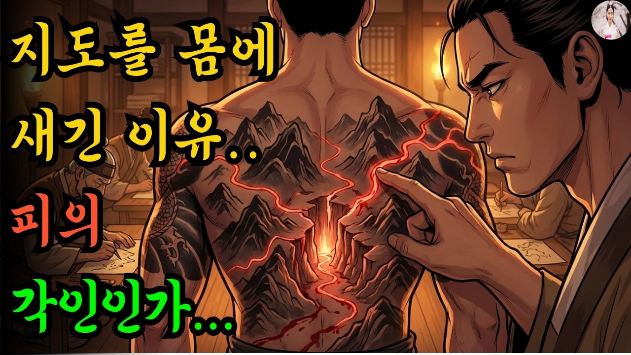 그가 지도를 몸에 새긴 이유는 무엇일까../야담,민담,신화,옛날이야기,야사,설화,조선야담,전설,마님,머슴