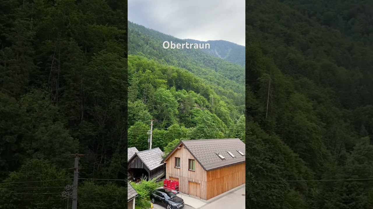 Obertraun 🚆🌿Doğa, göl ve Alpler aynı karede