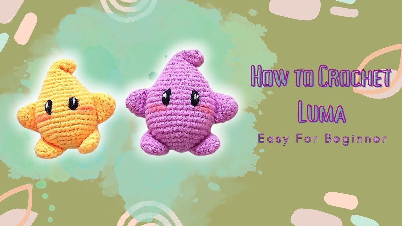 Luma star crochet for beginner | Easy amigurumi tutorial