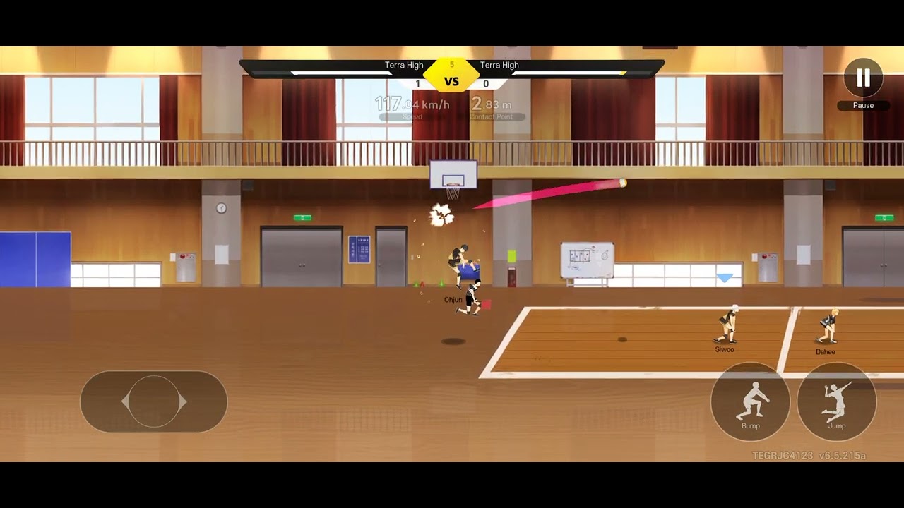 I AM PLAYING THE SPIKE CROSS