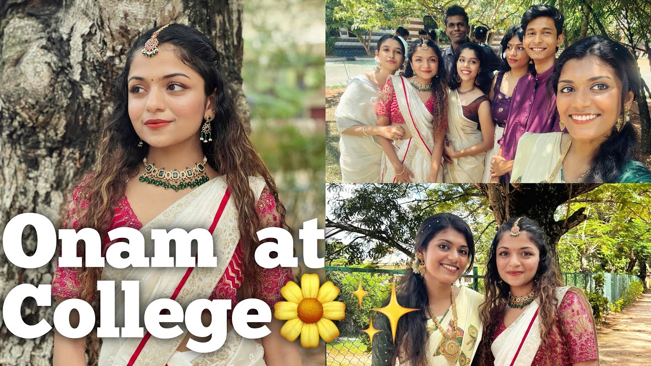 College Onam Celebration🌼✨ | Hansika Krishna