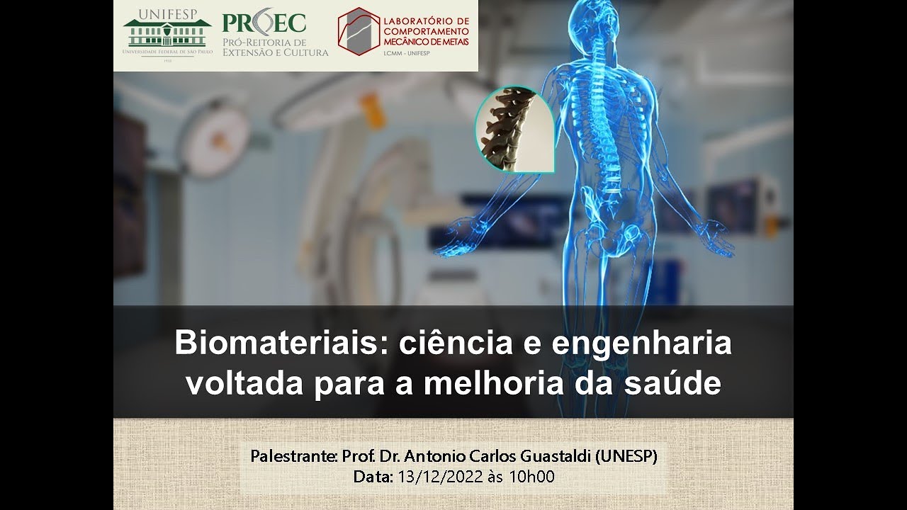 Biomateriais: ci&ecirc;ncia e engenharia voltada para a melhoria da sa&uacute;de
